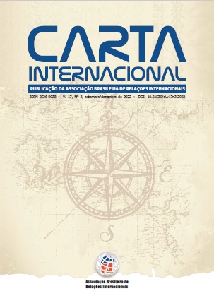 					Visualizar v. 17 n. 3 (2022): Carta Internacional - Publicação Contínua
				