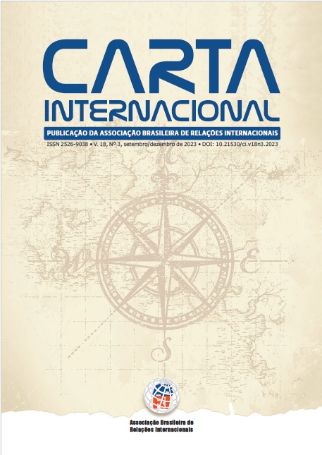 					Ver Vol. 18 Núm. 3 (2023): Carta Internacional - Publicação Contínua
				