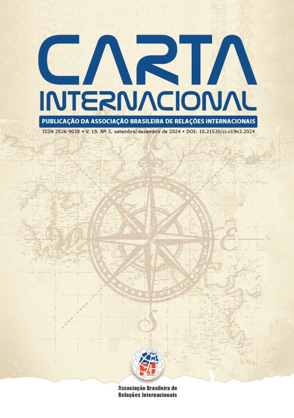 					View Vol. 19 No. 3 (2024): Carta Internacional - Publicação Contínua
				